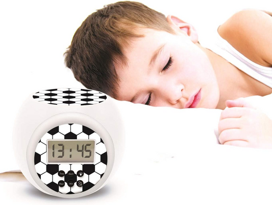 LEXIBOOK Footballprojector and alarm clockcolour whitewidth 12 cm, height 8.5 cm, depth 10.5 cmbatteries 3 x