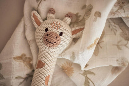JOLLEIN zornăitoare pentru bebeluși 20cm girafă