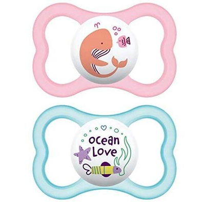 MAM AIR chupete calmante x2 6-16m caucho natural