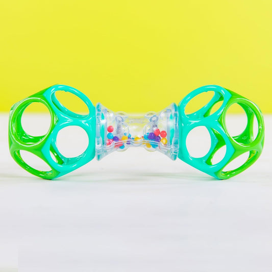 BRIGHT STARTS Oball Shaker gryzak chwytak z grzechotką 14,5 cm – zdjęcie produktu 2