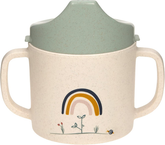 LASSIG Sippy Cup Garden Explorer lonček z ustnikom 150 ml, 6 m+