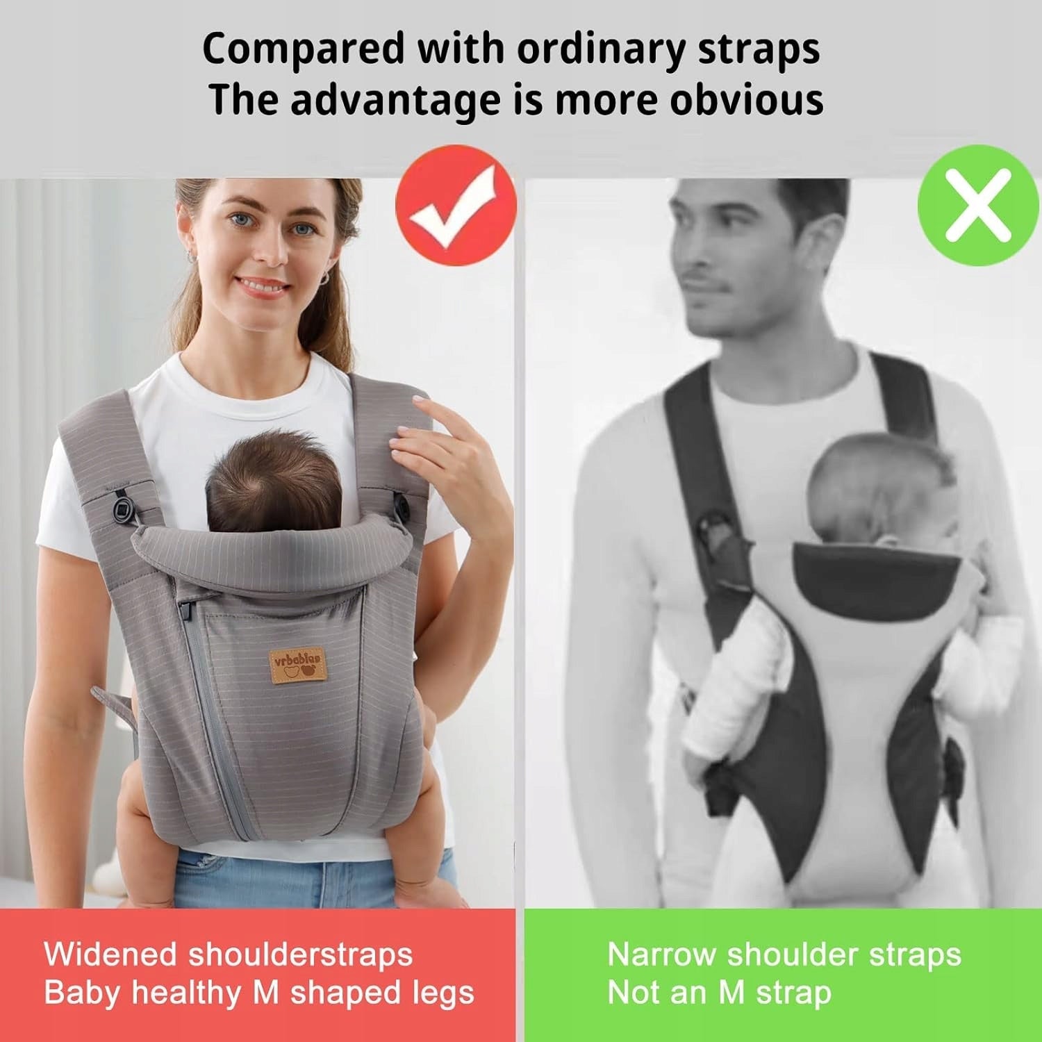 VRBABIES marsupiu ergonomic