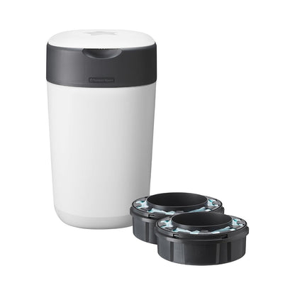 Biały kosz Tommee Tippee Twist & Click i dwa wkłady bez kartonu