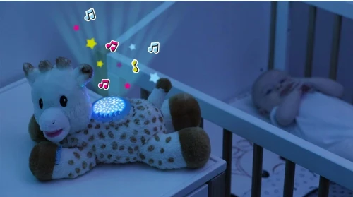 Sophie la Girafe przytulanka projektor kołysanki "O