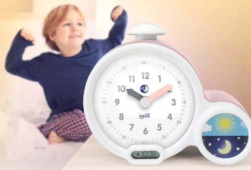 PABOBO Kid'Sleep BUDZIK EDUKACYJNY różowy "O
