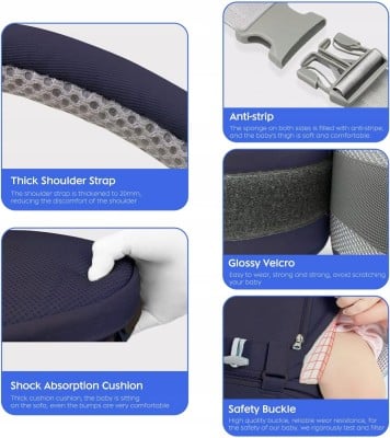 NOSIDEŁKO ergonomiczne z pasem biodrowym 3w1 "O