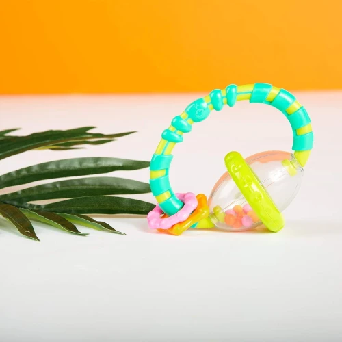 BRIGHT STARTS Grab&amp;Spin grzechotka 3msc+ "N