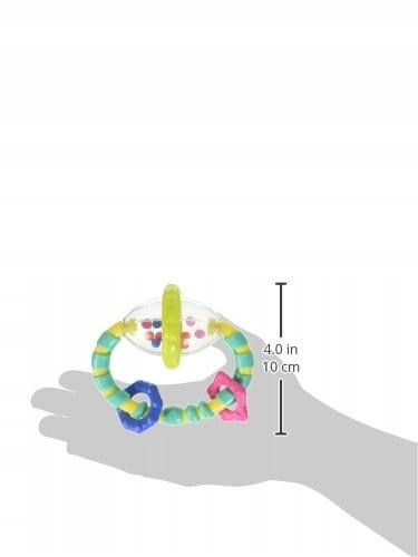 BRIGHT STARTS Grab&amp;Spin grzechotka 3msc+ "N