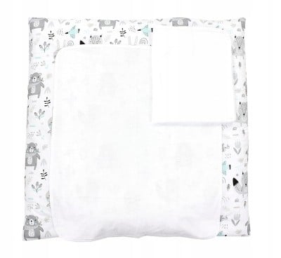 TUPTAM miękki przewijak z pokrowcami x2 75x50 cm "N