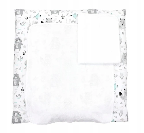 TUPTAM miękki przewijak z pokrowcami x2 75x50 cm "N