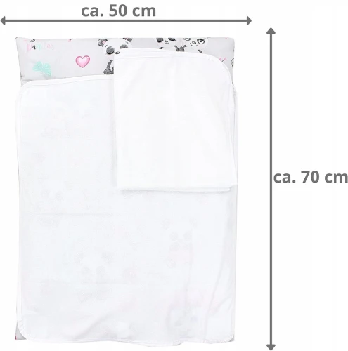 TUPTAM miękki przewijak z pokrowcami x2 75x50 cm "N