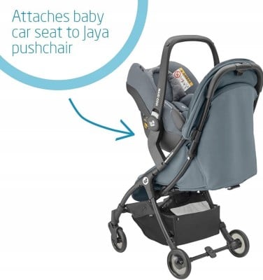 MAXI-COSI adaptery wózek JAYA foteliki Cabrio Citi Pebble Rock Tinca "O