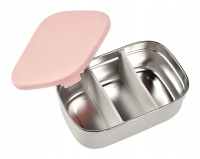 BEABA śniadaniówka lunchbox STAL nierdzewna 760ml z przegrodami "N
