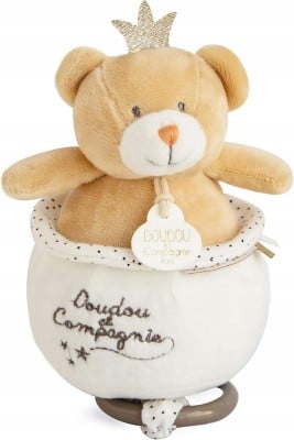 DOUDOU et COMPAGNIE przytulanka Król Miś 20 cm "O