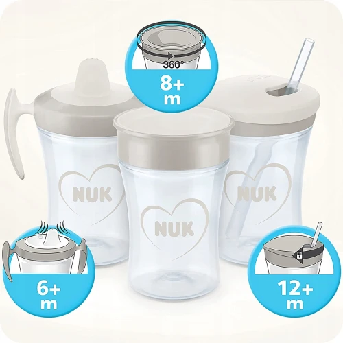 NUK Magic Cup KUBEK NIEKAPEK ustniik 360 "O