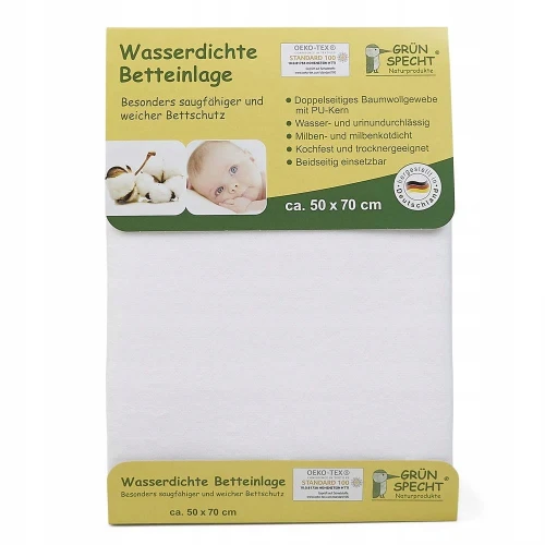 NATURSPECHT wodoodporny ochraniacz na materac 50x70 cm "O