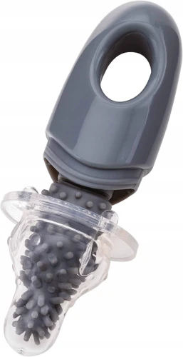 NUBY 2w1 szczotka do czyszczenia smoczków i butelek 30 cm + podstawka "O