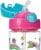 NUBY Straw Cup tritanowy bidon ze słomką 4 l+ 540 ml "O