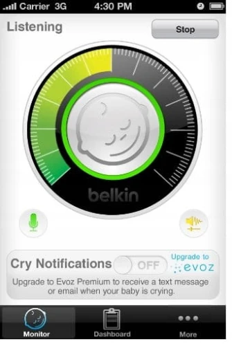 BELKIN WeMo Baby niania elektroniczna do iOS "O