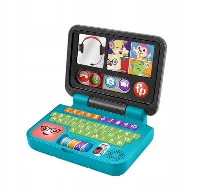 FISHER-PRICE laptop interaktywny J.NIEMIECKI 6m+ "O