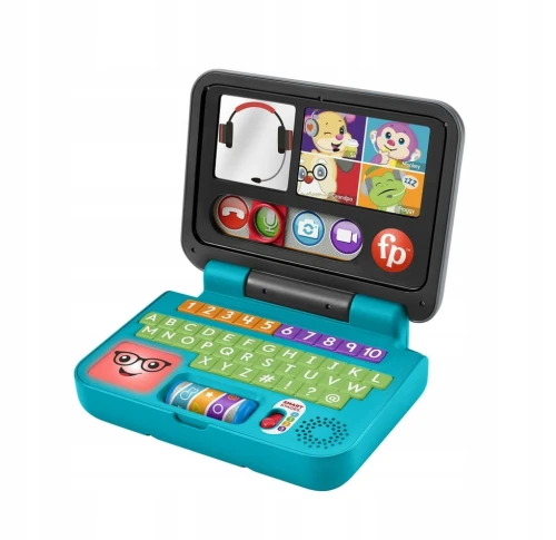 FISHER-PRICE laptop interaktywny J.NIEMIECKI 6m+ "O