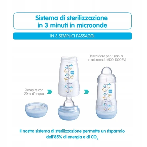 MAM Easy Start butelka antykolkowa 260ml 2m+ "N
