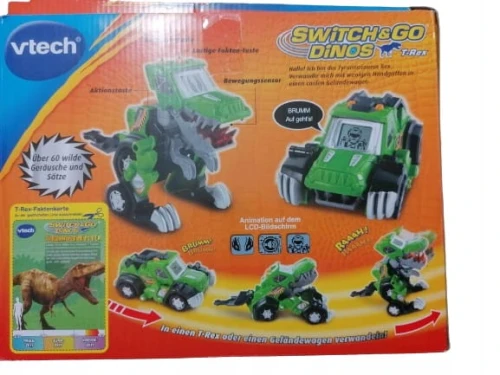 VTECH Switch&amp;Go Dinos TRANSFORMERS j.niemiecki "O