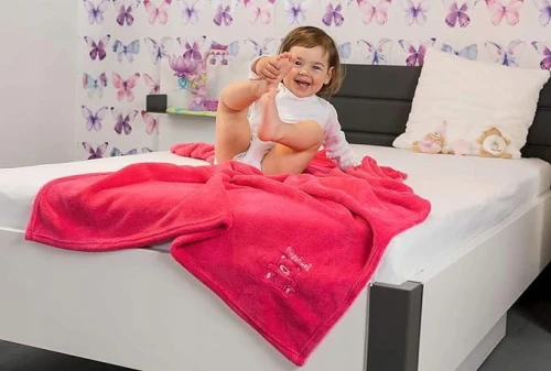 PLAYSHOES koc dla niemowląt polarowy 75x100 "N
