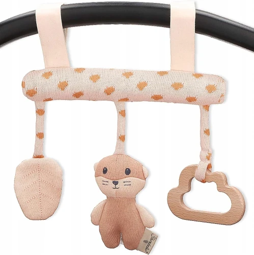 STERNTALER trapez zawieszka do wózka drewniany gryzak WYDRA OTTI 20 cm "O