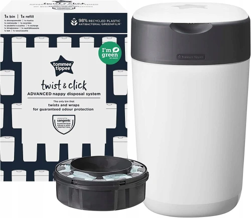 TOMMEE TIPPEE Twist&amp;Click kosz na pieluchy "O