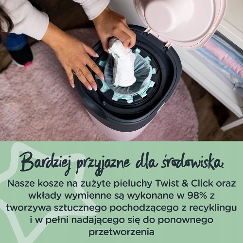 TOMMEE TIPPEE Twist&amp;Click kosz na pieluchy "O