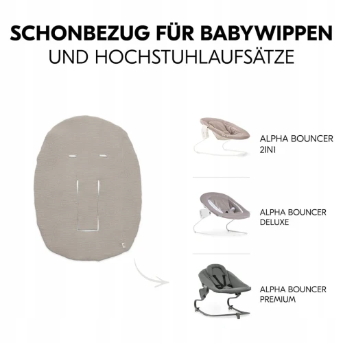 HAUCK pokrowiec na bujaczek Alpha Bouncer Premium / Deluxe / 2-in-1 "O