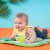 BRIGHT STARTS Easy Breezy mata edukacyjna + poduszka i 2 zabawki 54 x 67 cm "O
