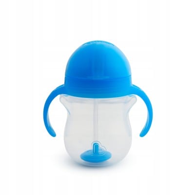 MUNCHKIN Tip&amp;Sip kubek niekapek 6msc+ 207ml obciążona słomka "N