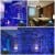VOKSUN LED Bluetooth projektor gwiazd + pilot "O