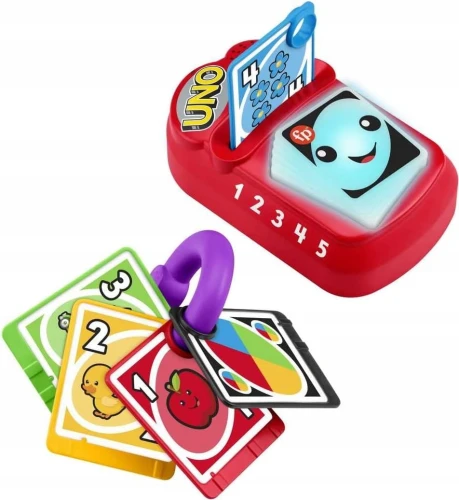 FISHER-PRICE światła muzyka frazy j. niemiecki UNO "N