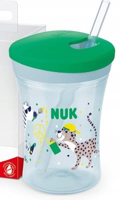 NUK Action Cup KUBEK NIEKAPEK 12 m+ "O