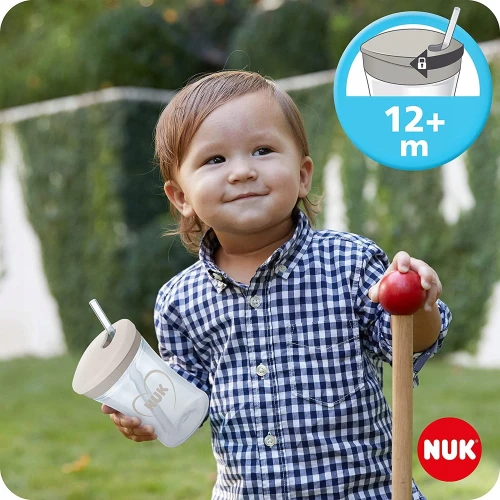 NUK zestaw do nauki picia kubek + 3 ustniki "O