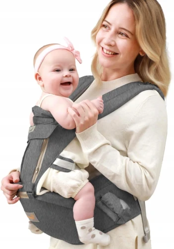 MOMIDEAL nosidełko ergonomiczne z pasem biodrowym 6w1 "N