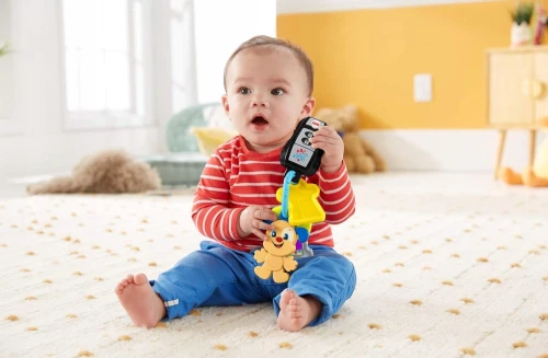 FISHER-PRICE interaktywne kluczyki samochodowe z brelokiem J. NIEMIECKI "O