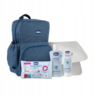 CHICCO Natural plecak torba na pieluchy i akcesoria + kosmetyki "N