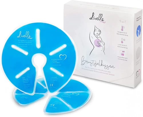 LIVELLA kompresy x 2 okłady żelowe na piersi 3w1 "N