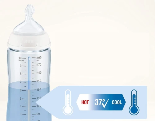 NUK First Choice+ BUTELKA 150 ml 0-6 m wskaźnik temperatury "O