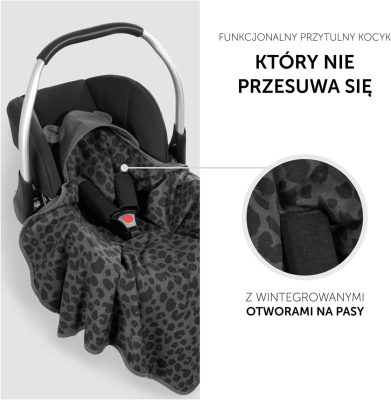HAUCK SNUGGLE N DREAM otulacz do fotelika wózka kocyk "N