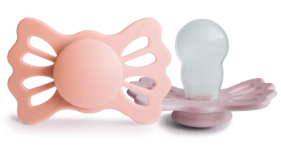 FRIGG BUTTERFLY smoczki uspokajające 2pack 0-6 msc SILIKON