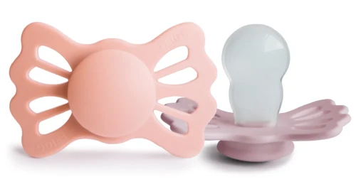 FRIGG BUTTERFLY smoczki uspokajające 2pack 0-6 msc SILIKON