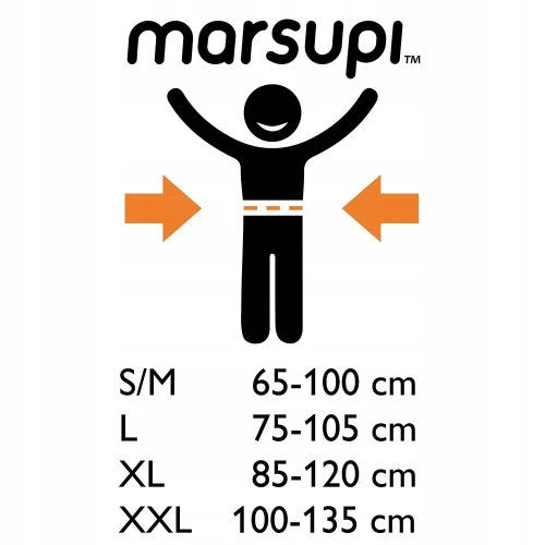 MARSUPI 2.0 nosidełko ergonomiczne S/M 3,5 - 15 kg
