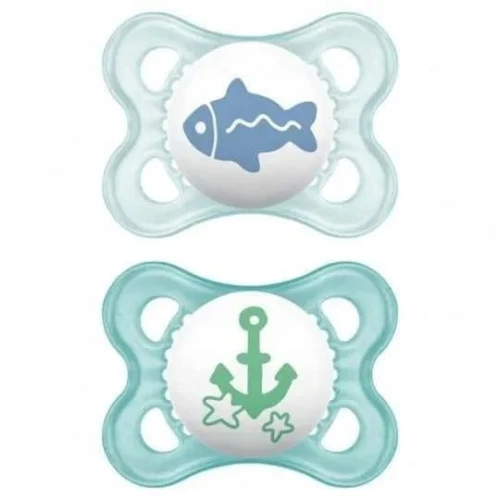 MAM ORIGINAL smoczek uspokajający 2-6m box steryli KAUCZUK