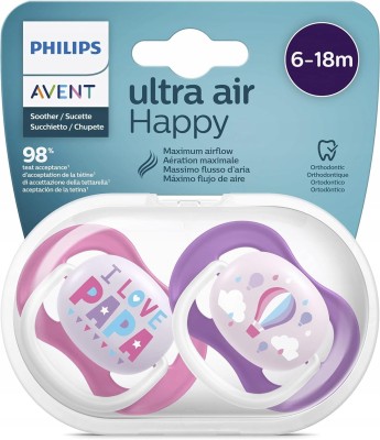PHILIPS AVENT Ultra Air smoczki x 2 6-18msc