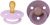 BIBS COLOUR smoczki uspokajające 2pack kauczuk 0-6msc SYMETRYCZNE
